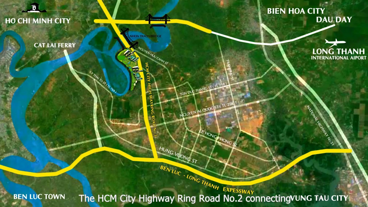 Vị trí Dự án Khu đô thị DIC Wisteria City Long Tân Nhơn Trạch Đồng Nai
