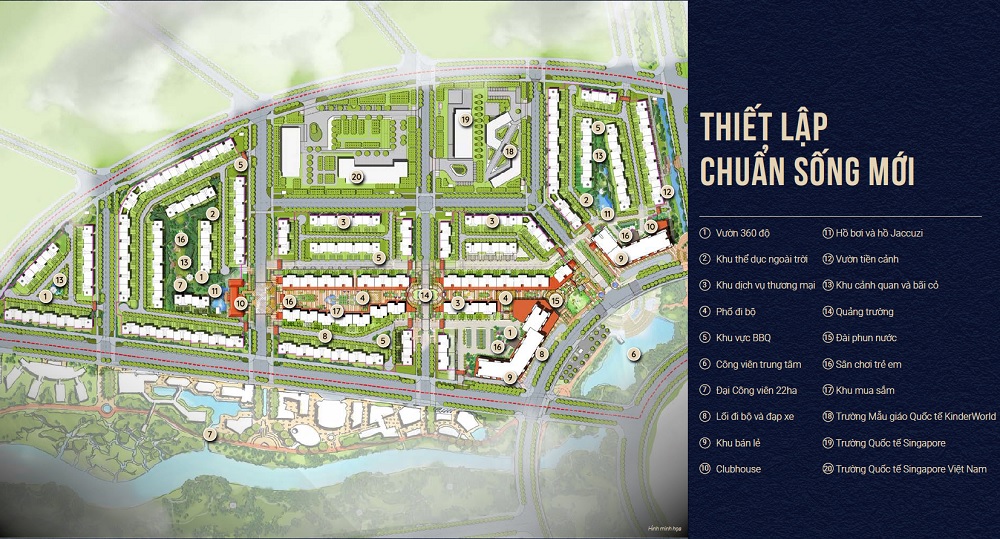 Quy hoạch Zone 6 Swanbay Le Centre