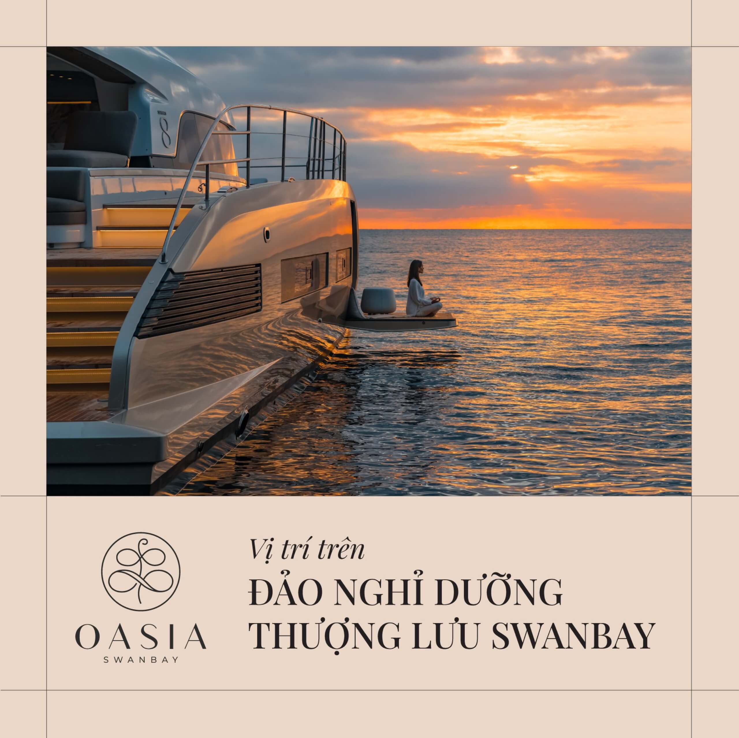 Bờ sông ngay tại bến du thuyền OASIA Swan bay