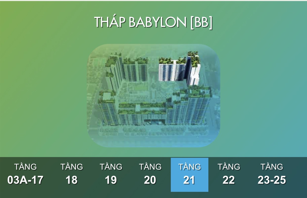 Bán Căn Hộ Duplex 482m2 đẹp nhất Thủ Thiêm tầng 21 và tầng 22. View Sông Sài Gòn Tháp Babylon Dự án New City Thủ Thiêm Quận 2 (BB21.11)